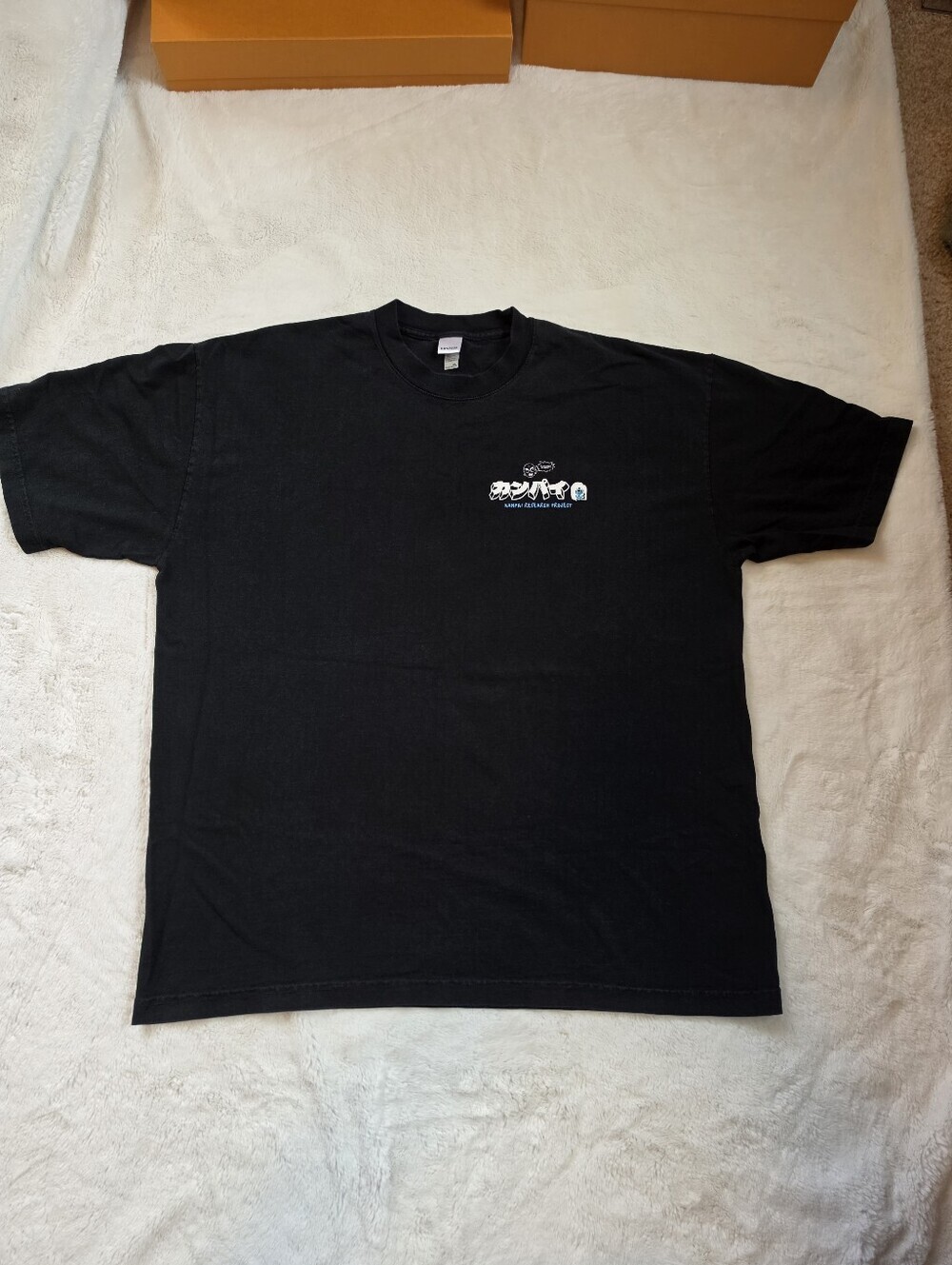 Kanpai Research Project DBZ Krillin Android 18 Tee Black XL Rare Anime